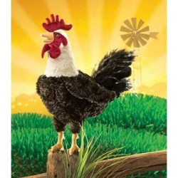 Animaux de la ferme Coq marionnette 
