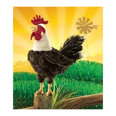 Animaux de la ferme Coq marionnette 