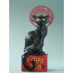 Statuette le chat noir 3dMouseion -PA15STE