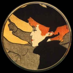 Miroir de poche toulouse -lautrec 3dMouseion -M35TL