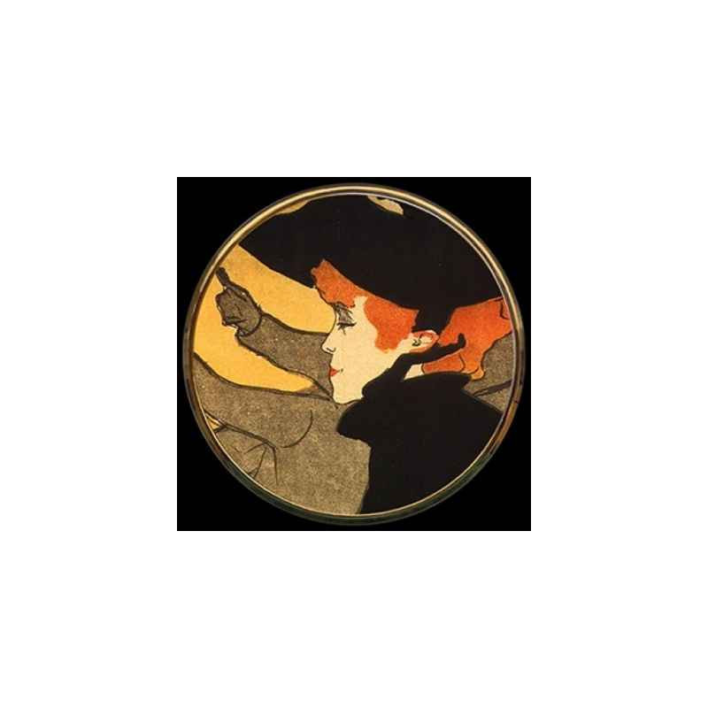 Miroir de poche toulouse -lautrec 3dMouseion -M35TL