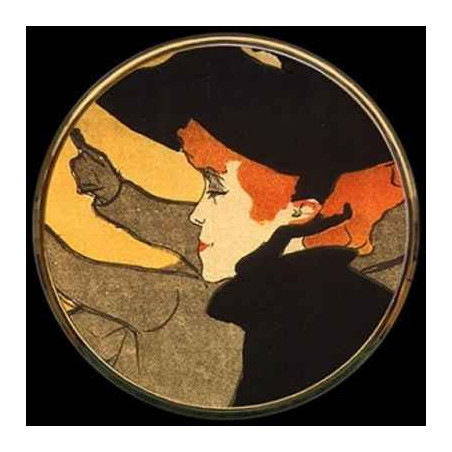 Miroir de poche toulouse -lautrec 3dMouseion -M35TL