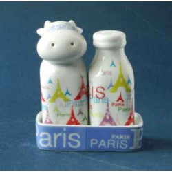 Animaux de la ferme Figurine sel et poivre vache paris de top choice -PTC015