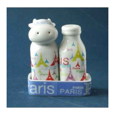 Animaux de la ferme Figurine sel et poivre vache paris de top choice -PTC015