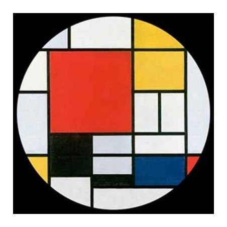 Presse papier mondriaan 3dMouseion -PMON1