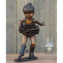 Décoration Statuette bronze personnage Ballerine 35 cm bronze -AN1164BR-B