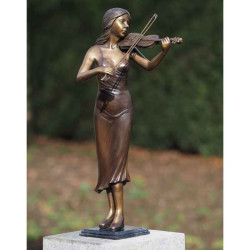 Décors Animaux en Bronze Violoniste bronze -AN0947BR-B