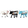 Animaux de la ferme Coffret 3 mini vaches italia artpack résine CowParade -46604