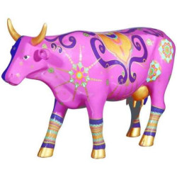 Animaux de la ferme Vache new delhi large cows résine CowParade -46784