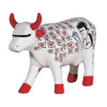 Animaux de la ferme Vache Figurine vache mensagem recebido CowParade céramique taille M