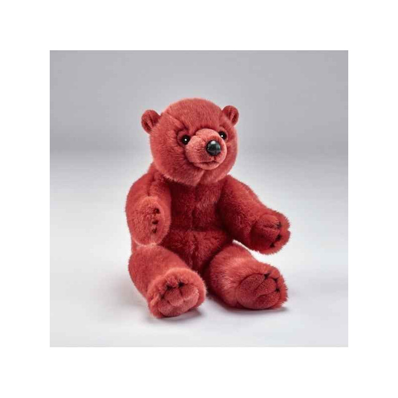 Animaux-Bois-Animaux-Bronzes propose Ourson cherry 35cmh peluche animalière -1860