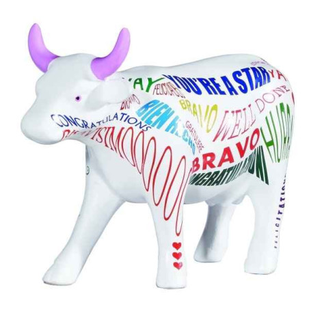 Figurine vache cowparade bravisimoo céramique mmc -47477