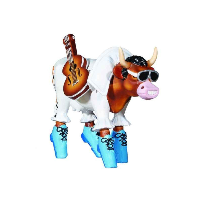 Figurine vache cowparade rock 'n roll résine médium mm-47911