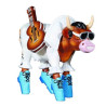 Animaux de la ferme Figurine vache cowparade rock 'n roll résine médium mm-47911