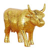 Animaux de la ferme Figurine vache cowparade mira moo - gold résine médium mm-47783