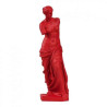 Décoration Statue résine Vénus de Milo POP art grec rouge Aphrodite statuette RMNGP -RB002333