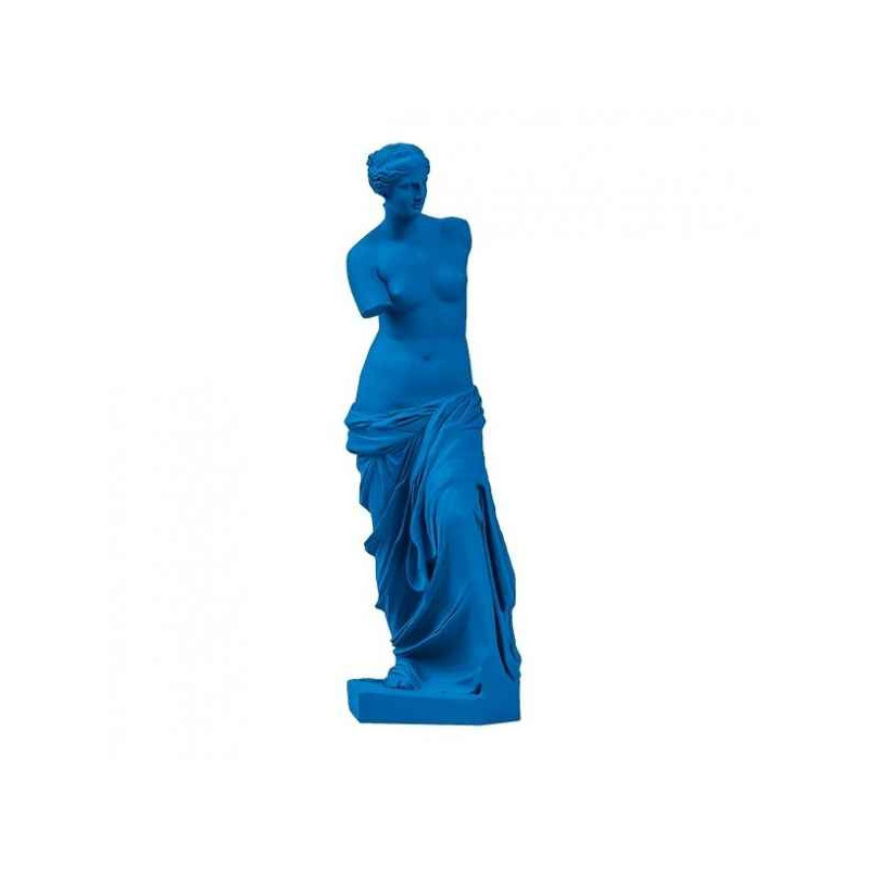 Décoration Statue résine Vénus de Milo POP art grec bleu clair Aphrodite statuette RMNGP -RB002327