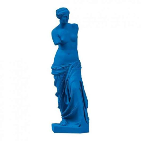 Reproduction statuette musée Vénus de Milo POP art grec bleu clair Aphrodite  -RB002327