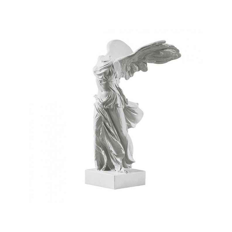 Statuette musée reproduction Victoire de Samothrace blanche art grec  -RB202021