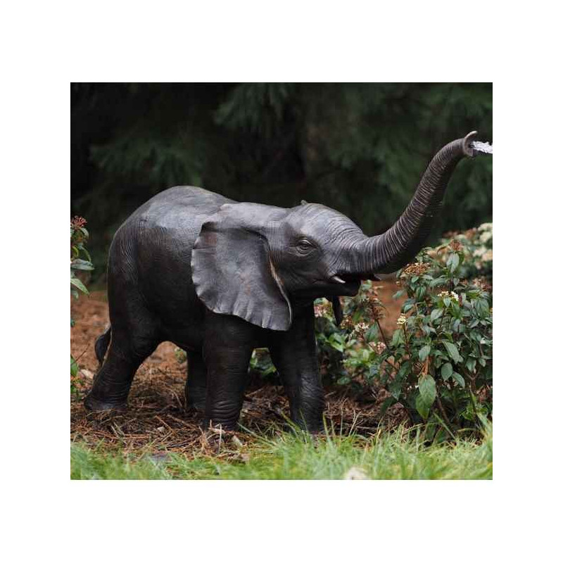 Petit elephant h. 66 cm Thermobrass  -B753