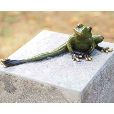 Grenouille avec la jambe droite Thermobrass  -AN1690BRW -HP