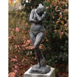Décoration Statuette bronze personnage Femme nue de rodin bronze -B55912