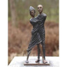 Décoration Statuette bronze personnage Couple d'amour moderne bronze -AN1958BR-B
