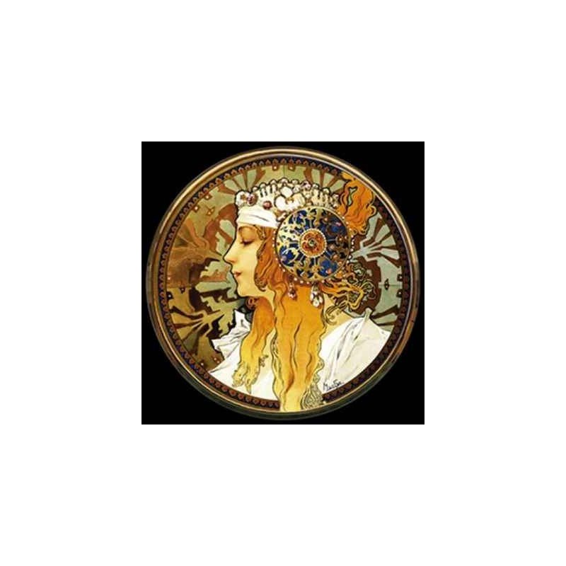 Miroir de poche mucha 3dMouseion -M22MU