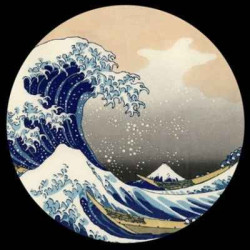 Presse papier hokusai 3dMouseion -PHOK1