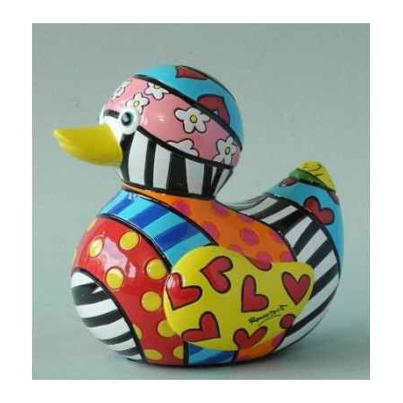 Décoration OiseauxStatuette canard safari Britto Romero -B334275 Britto Romero