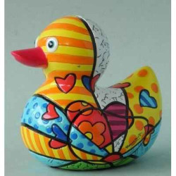 Décoration OiseauxStatuette canard a new day Britto Romero -B334278 Britto Romero