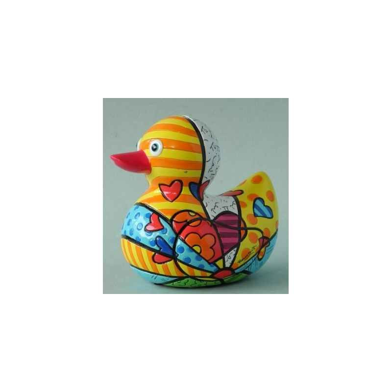 Décoration OiseauxStatuette canard a new day Britto Romero -B334278 Britto Romero