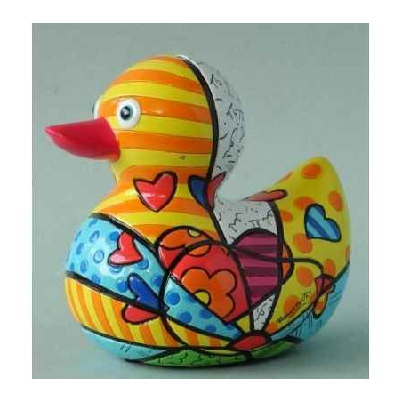 Décoration OiseauxStatuette canard a new day Britto Romero -B334278 Britto Romero