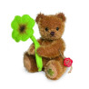 Lucky charm ours teddy bear fleur 15 cm Hermann  -15616 1