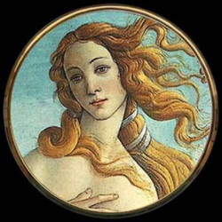 Miroir de poche botticelli 3dMouseion -M12BO