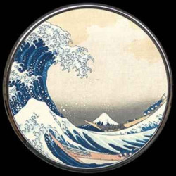 Miroir de poche hokusai 3dMouseion -M13HO