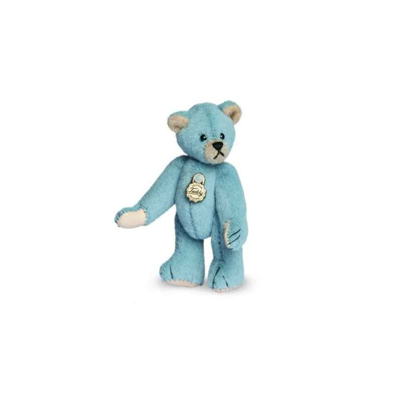 Animaux-Bois-Animaux-Bronzes propose Mini ours teddy bear bleu clair 6 cm Hermann -15409 9