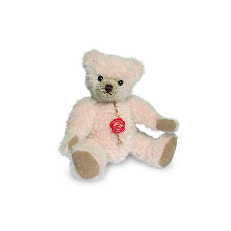 Animaux-Bois-Animaux-Bronzes propose Ours teddy bear alpaca rose 19 cm Hermann -12317 0