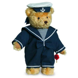 Animaux-Bois-Animaux-Bronzes propose Ours teddy bear malte capitaine 32 cm Hermann -13032 1