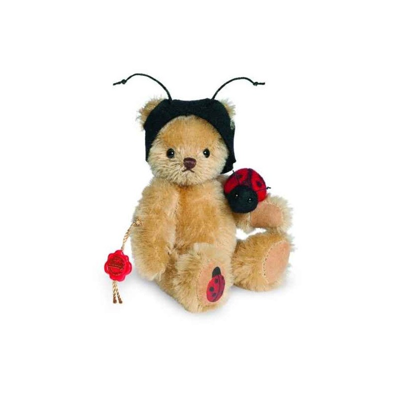 Animaux-Bois-Animaux-Bronzes propose Lucky charm ours teddy bear coccinelle 15 cm Hermann -15614 7