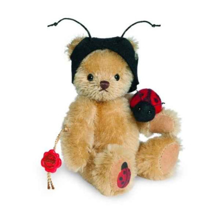 Animaux-Bois-Animaux-Bronzes propose Lucky charm ours teddy bear coccinelle 15 cm Hermann -15614 7