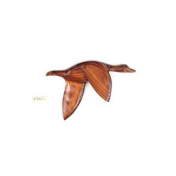 Décoration OiseauxLe vol du colvert en résineux Lasterne -BCO045-1 Artisan Français - art animalier bois