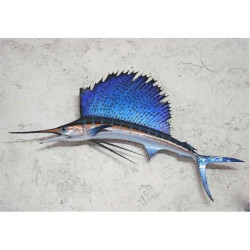 Animaux-Bois-Animaux-Bronzes propose Trophée poisson des mers tropicales  Espadon voilier -TRDF61