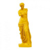 Décoration Statue résine Vénus de Milo POP art grec jaune Aphrodite statuette RMNGP -RB002330