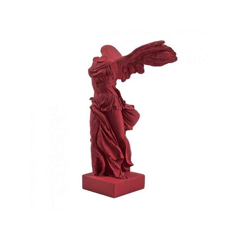 Décoration Statue résine Victoire de Samothrace 34 cm art grec rouge sombre Samo HIP  statuette RMNGP -RB002351