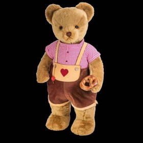 Peluche Grand ours teddy bear debout konrad 100 cm hermann teddy original   17418 9