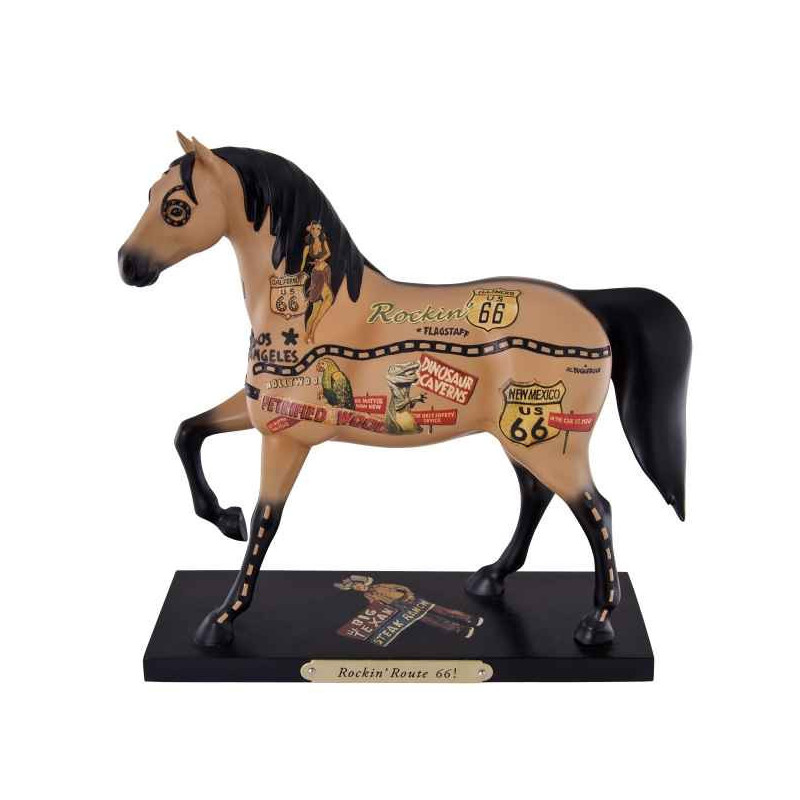 Rockin' route 66 painted ponies -4030254