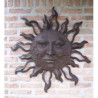 Décoration Statuette bronze personnage Grande soleil murale -HW0447BR-B