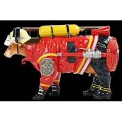 Animaux de la ferme Figurine Vache firefighter 32cm Art in the City 80646