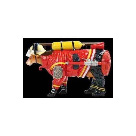 Animaux de la ferme Figurine Vache firefighter 32cm Art in the City 80646